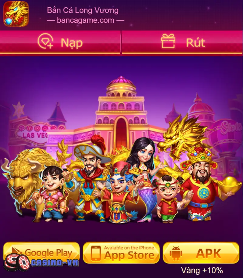 Sản phẩm game BẮN CÁ LONG VƯƠNG