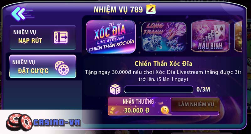 Nhiệm vụ 789CLUB